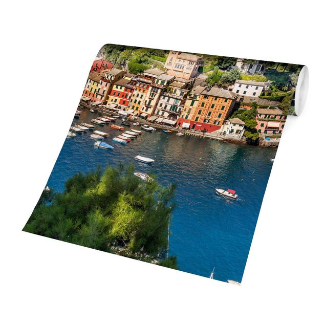 Papier peint panoramique paysage Port de Portofino