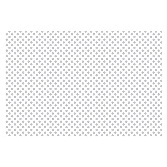 Papier peint - Dots Grey On White