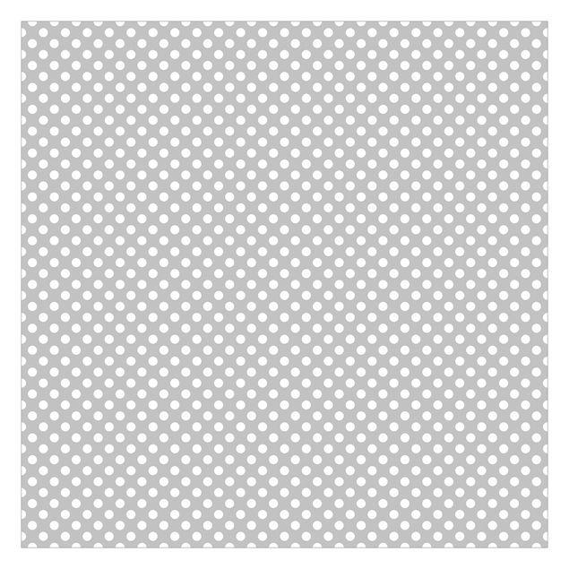 Papier peint - White Dots On Grey