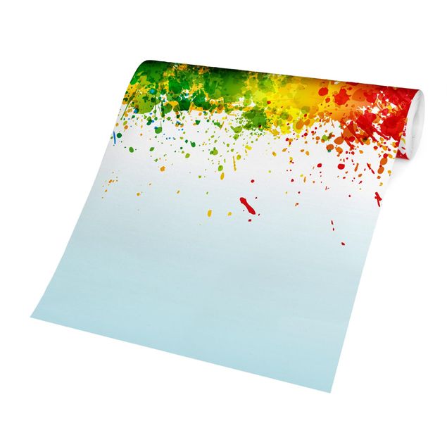 Papier peint - Rainbow Splatter