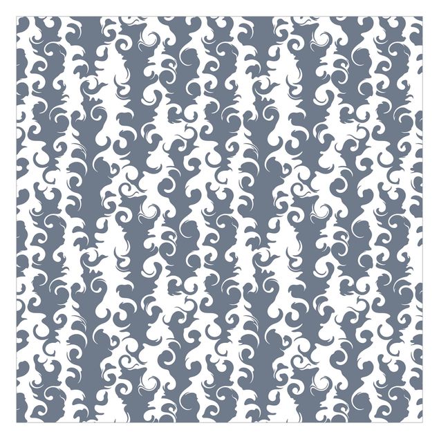 Papier peint - Smoke Pattern In Greyish Blue