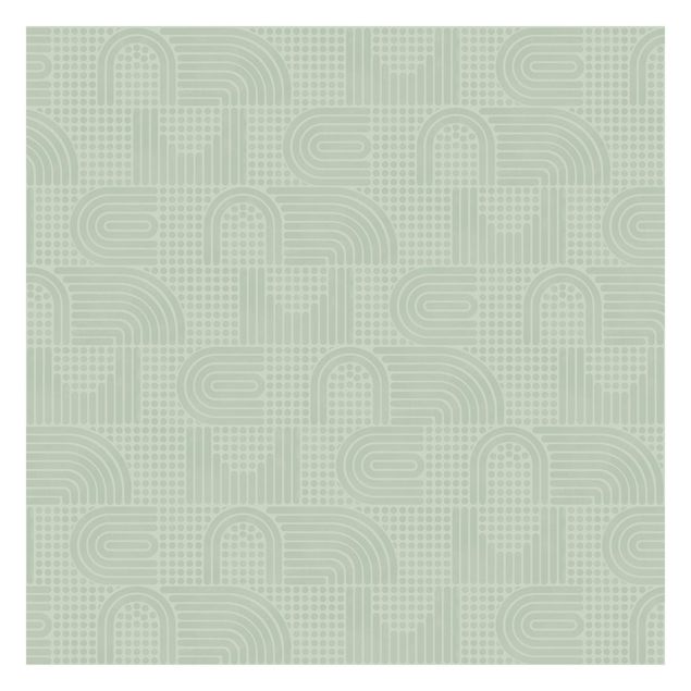 Walpaper - Rainbow Pattern In Grey