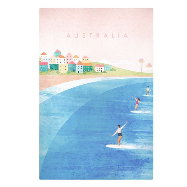 Tableau bord de mer Poster de voyage - Australie