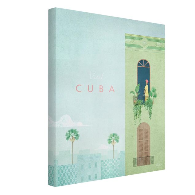 Tableau reproduction Campagne touristique - Cuba