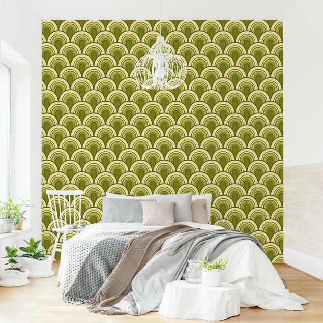 Tapisserie moderne Retro Shed Green