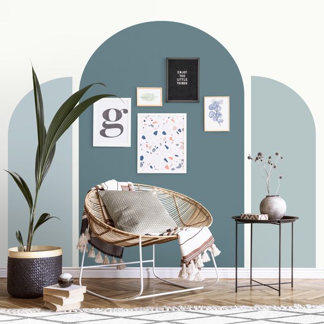 Sticker mural - Round Arch - Bluish Grey