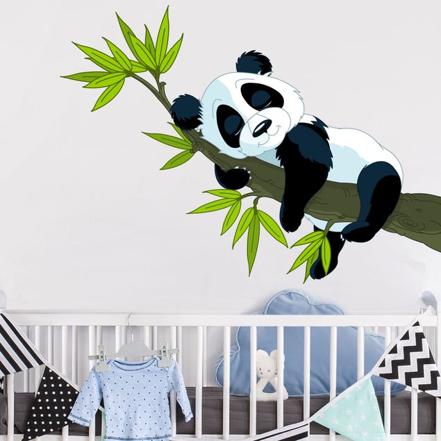 Sticker mural - Sleeping panda