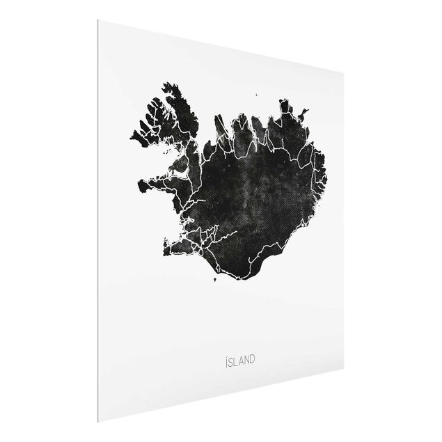 Tableaux modernes Islande noire