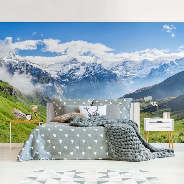 Papier peint montagne Panorama alpin de Swizz