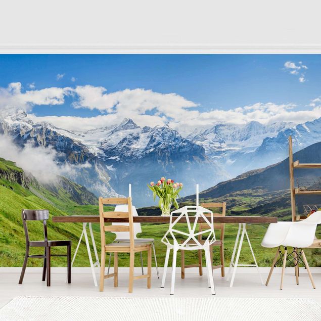 Papier peint paysage Panorama alpin de Swizz