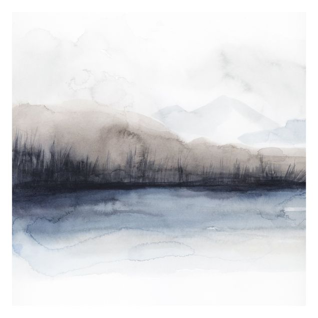 Papier peint - Lakeside With Mountains II