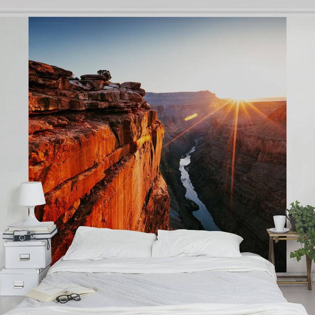 Tapisserie moderne Soleil dans le Grand Canyon