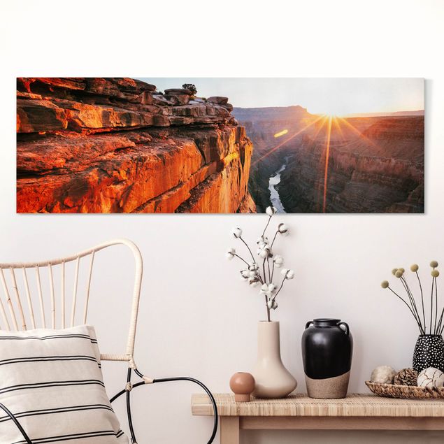 Tableaux paysage Soleil dans le Grand Canyon
