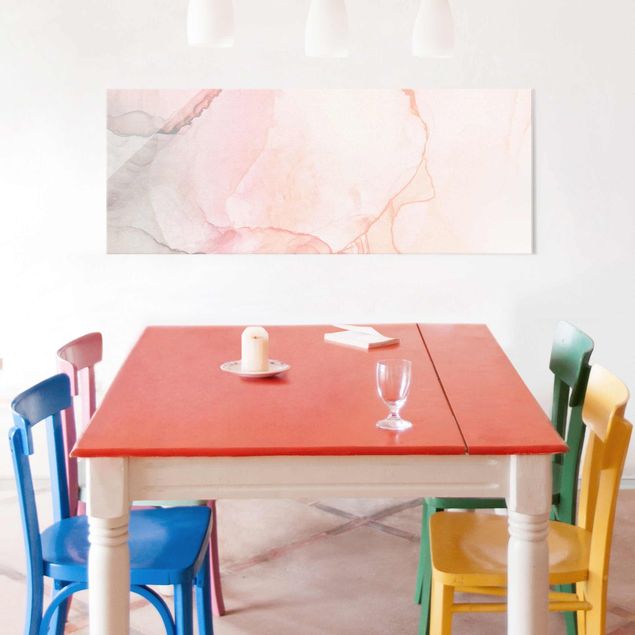 Tableaux moderne Play Of Colours Pastel Cotton Candy