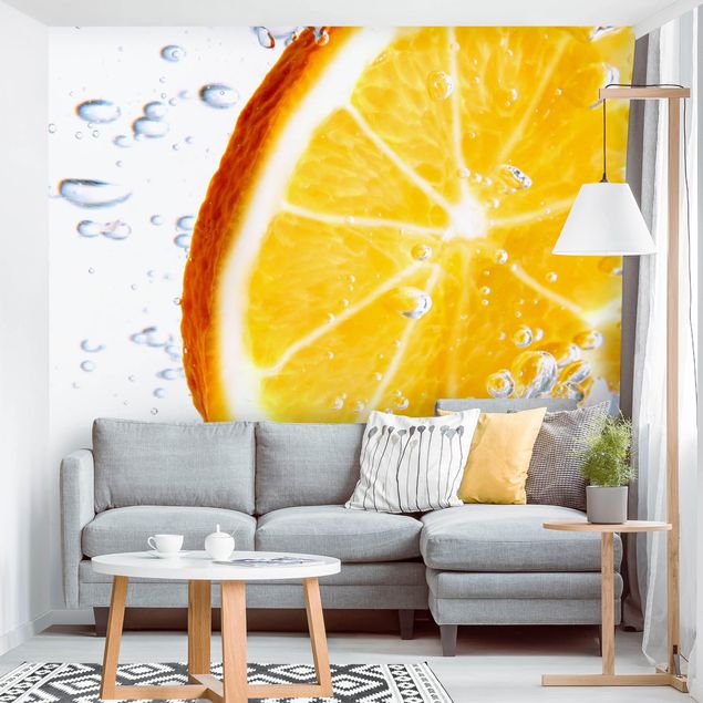 Papier peint panoramique Splash Orange