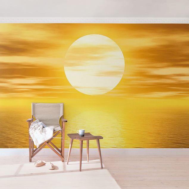 Papier peint panoramique mer Soleil d'été