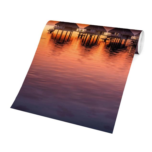 Papiers peints modernes Rêve de coucher de soleil