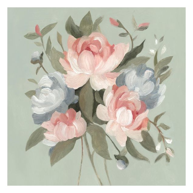 Papier peint panoramique Bouquet au pastel I