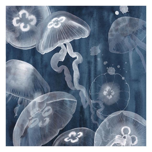 Papier peint - Moon Jellyfish I