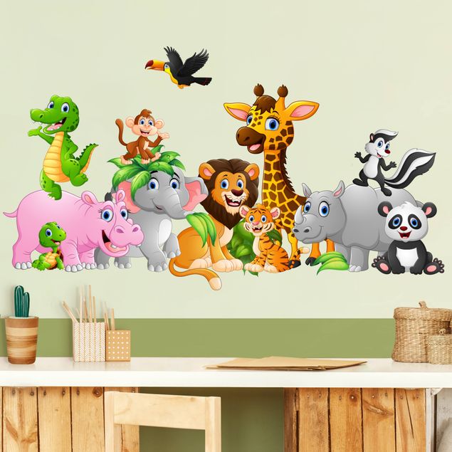 Stickers muraux animaux Animaux de la jungle