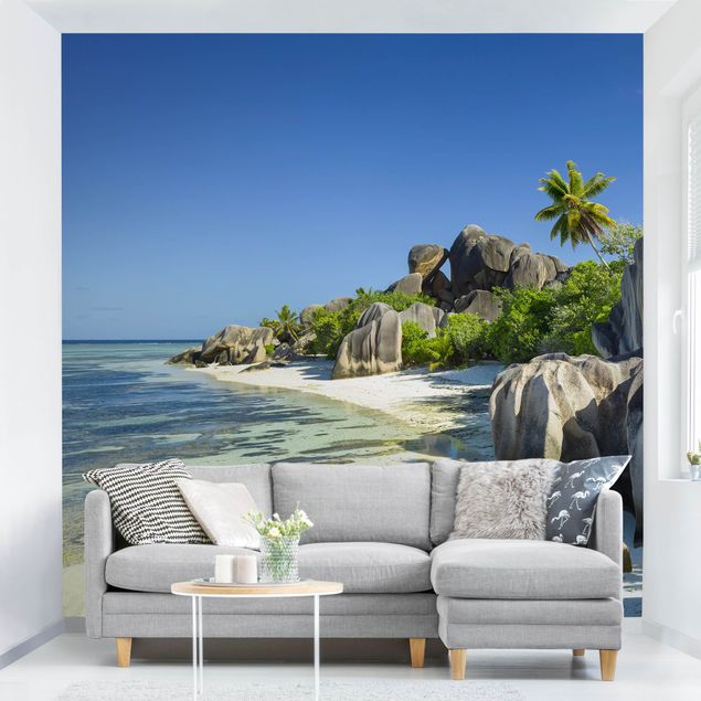 Papier peint paysage Dream Beach Seychelles