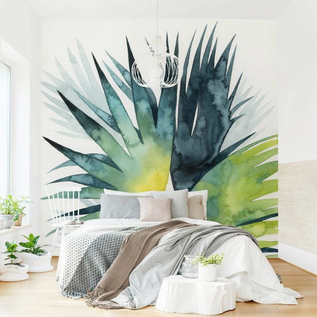 Papier peint moderne Tropical Foliage - Fan Palm