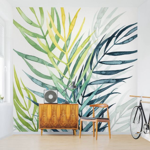 Papiers peints modernes Feuillage tropical - Palme