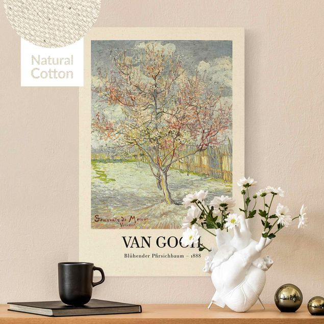 Tableau impressionniste Vincent van Gogh - Pêcher en fleur - Édition musée