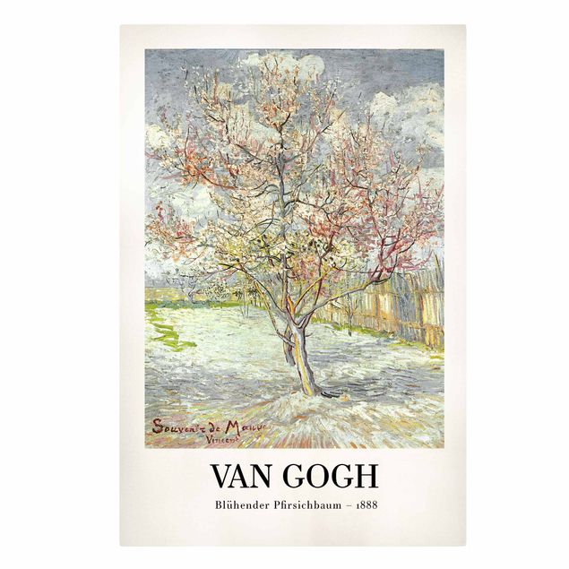 Tableaux modernes Vincent van Gogh - Blossoming Peach Tree - Museum Edition