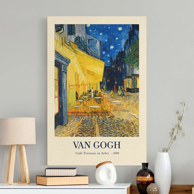 Décoration artistique Vincent van Gogh - Terrasse de café à Arles - Édition musée