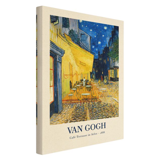 Tableaux reproductions Vincent van Gogh - Terrasse de café à Arles - Édition musée