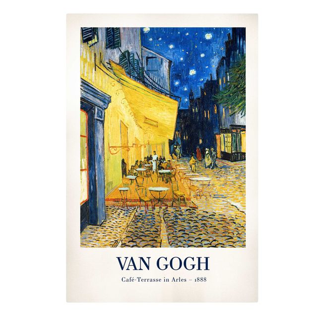 Tableaux moderne Vincent van Gogh - Cafe Terrace In Arles - Museum Edition