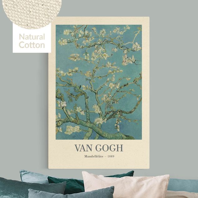 Tableau impressionniste Vincent van Gogh - Amandier en fleur - Édition musée