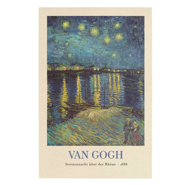 Tableau moderne Vincent van Gogh - Nuit étoilée - Édition musée