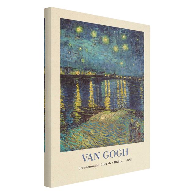 Tableaux reproduction Vincent van Gogh - Nuit étoilée - Édition musée