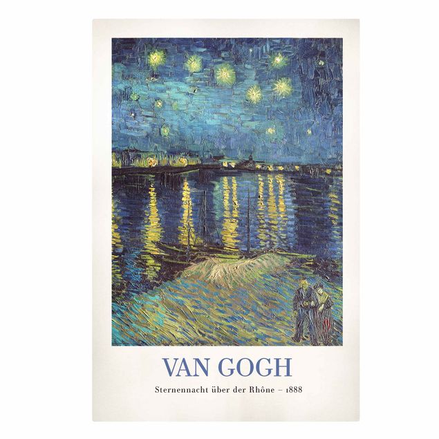 Tableaux modernes Vincent van Gogh - Starry Night - Museum Edition