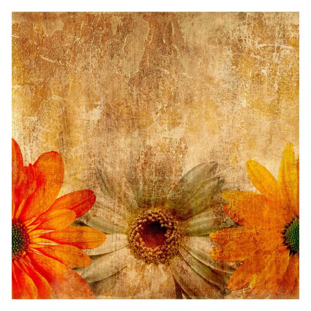 tapisserie panoramique Vintage Flower mix