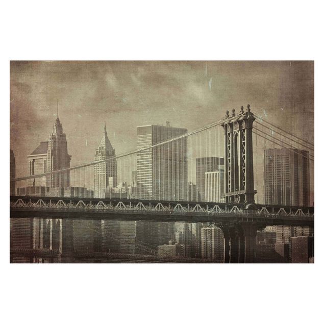 Papiers peints beige Vintage New York City