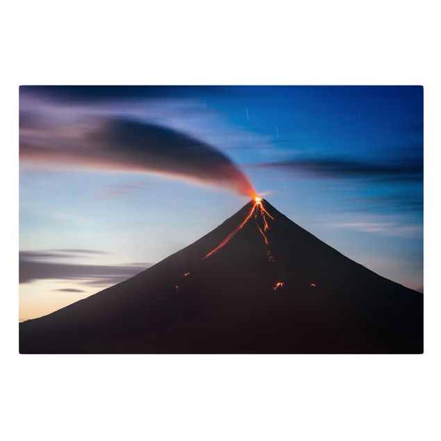 Tableau deco nature Volcan