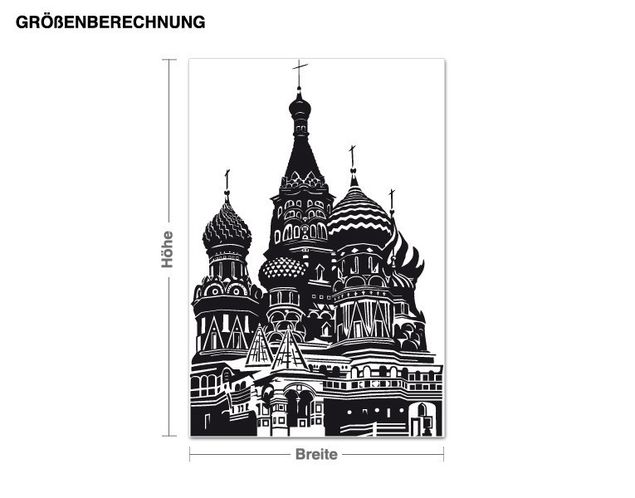 Sticker mural - Saint Basil's Cathedral