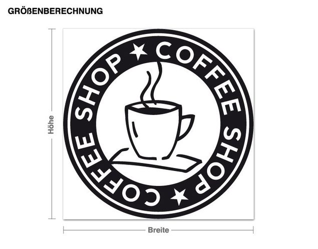Sticker mural - Coffee Shop