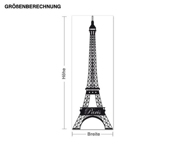 Stickers muraux Paris Tour Eiffel à Paris