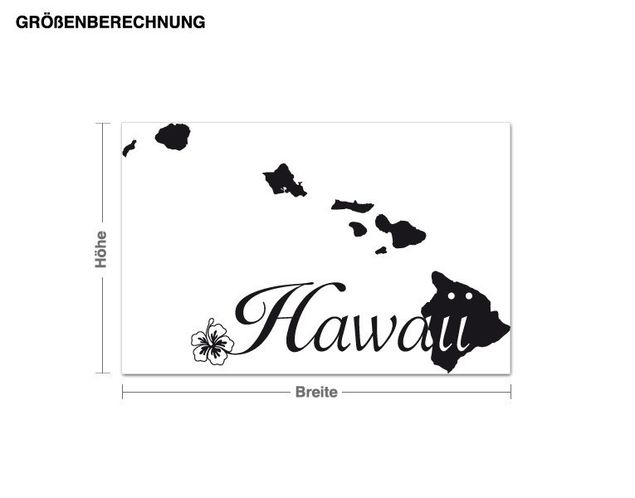 Sticker mural - Hawaii