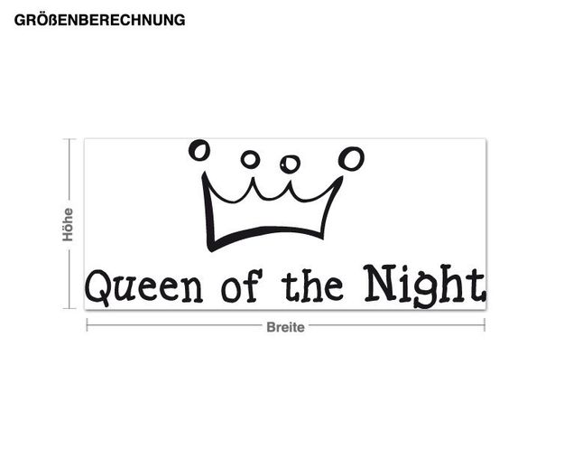Sticker mural - Night Queen