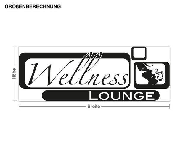 Déco murale cuisine Wellness Lounge Retro Look
