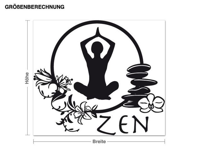 Sticker mural - Zen