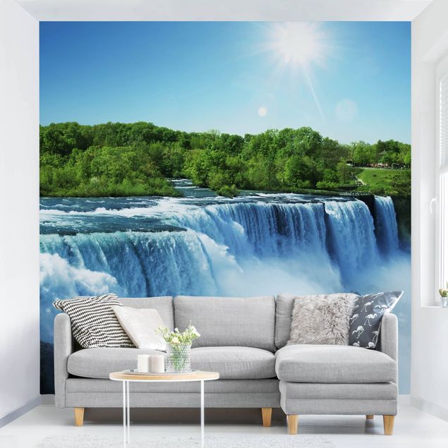 Papier peint moderne Waterfall Scenery
