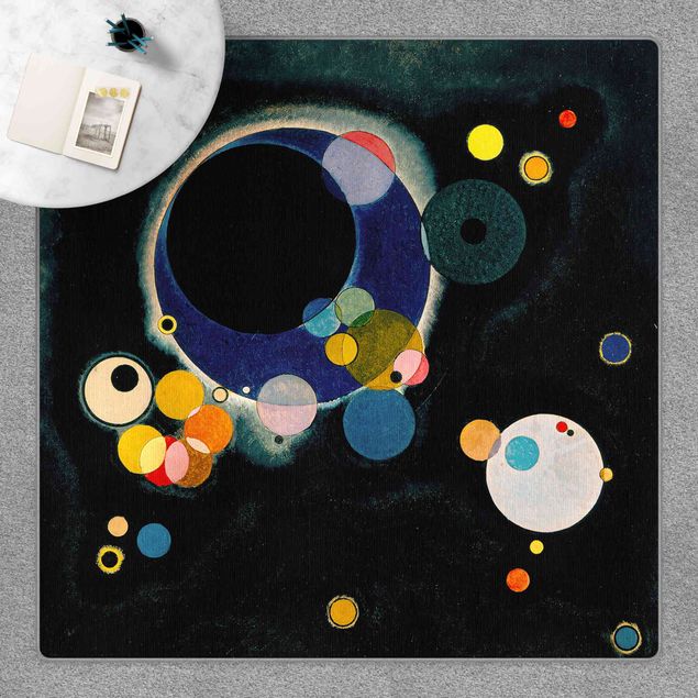tapis salon moderne Wassily Kandinsky - Sketch Circles