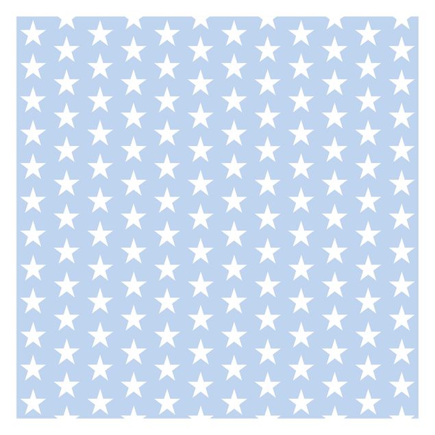 Papier peint - White Stars On Blue