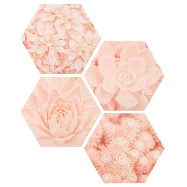Tableaux florals Magie des fleurs roses